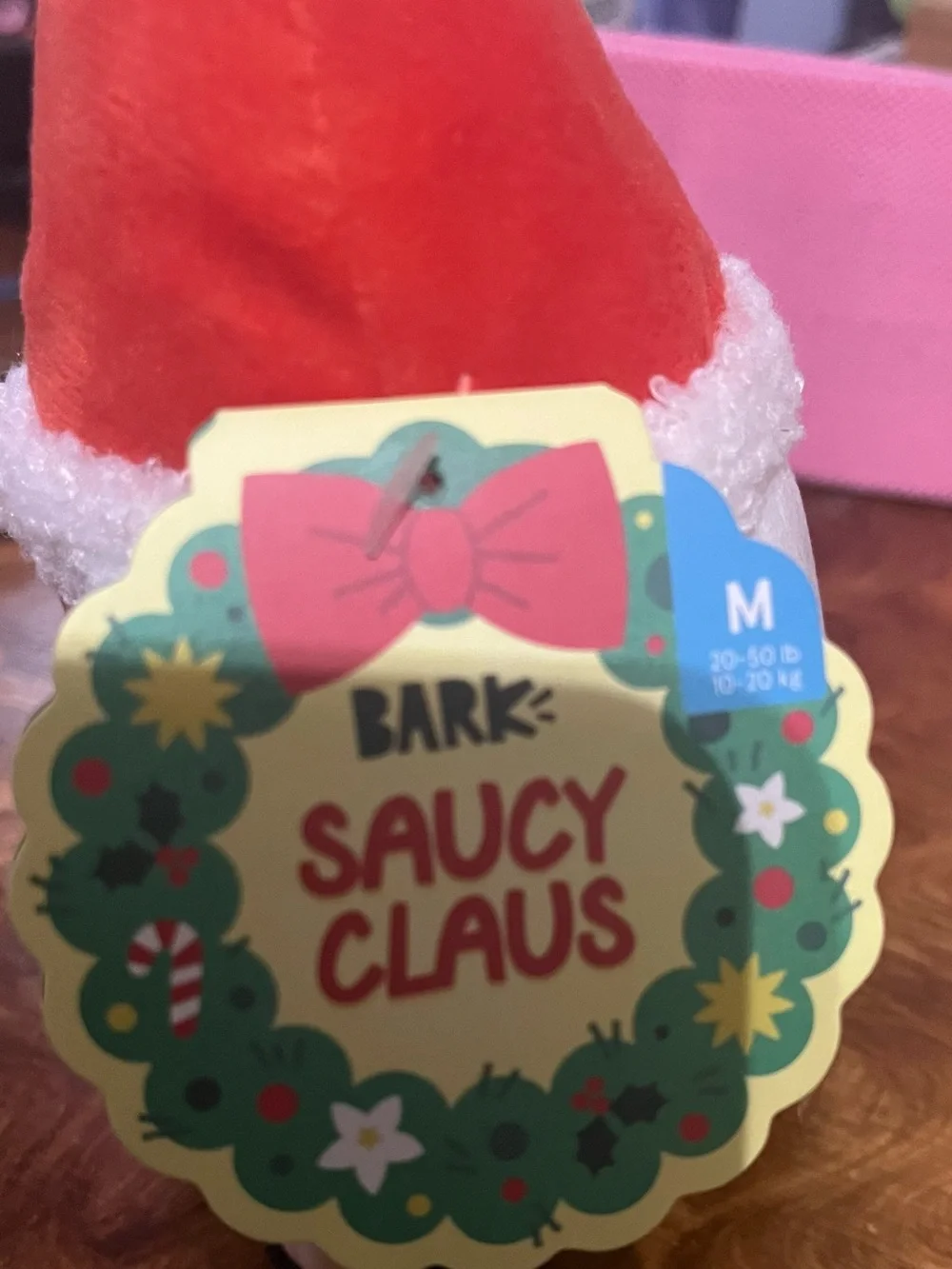 Bark holiday plush